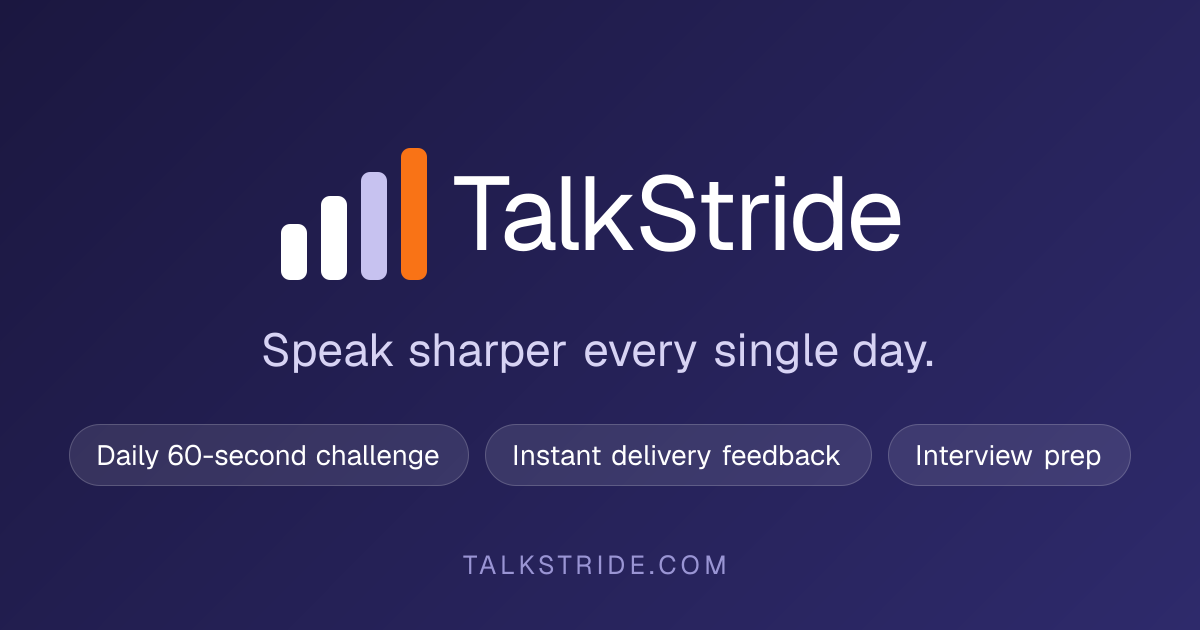 I built an app where everyone in the world gets the same 60-second speaking challenge every day, and logo